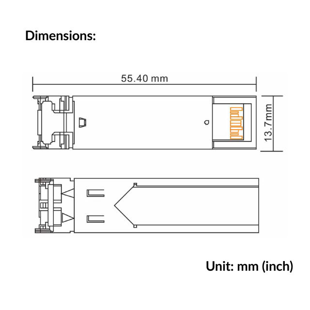SFP Optical Module (UTEPO) | SFP-1.25G-20KM-TX