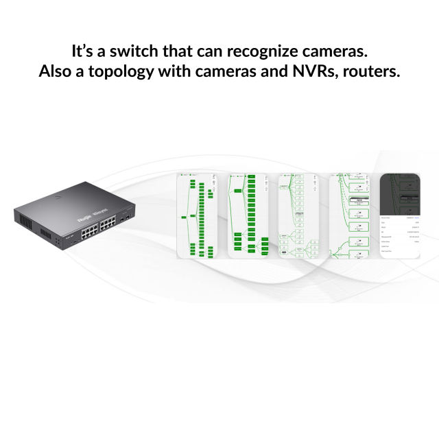 8-Ports Cloud Managed PoE Switch (Ruijie) | RG-ES209GC-P