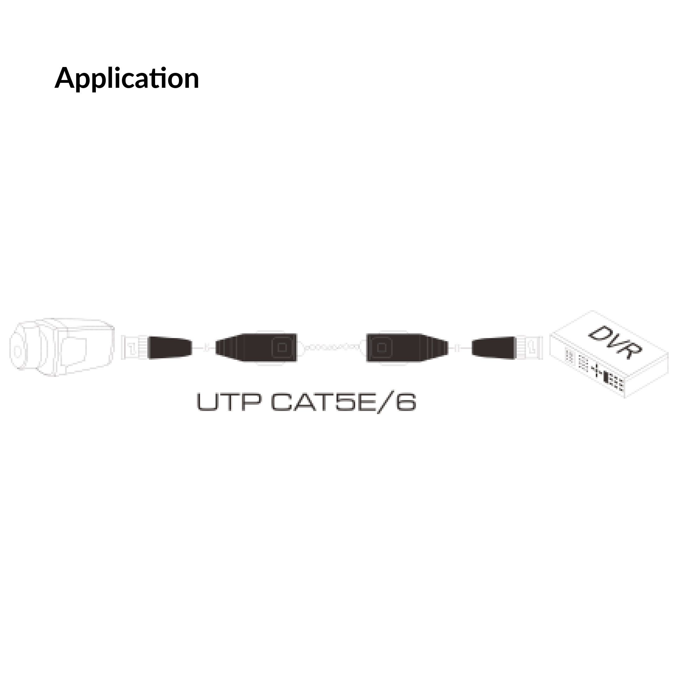 Utepo Passive Analog HD-Video UTP Transceiver UTP101P-HD6