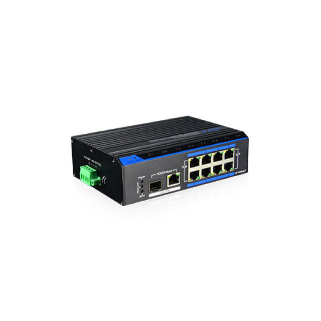 Utepo Industrial 8 Ports PoE Fast Ethernet Switch UTP7208E-POE-A1
