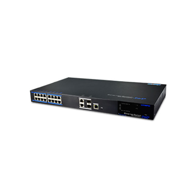 16 Ports PoE Managed Ethernet Switch (UTEPO) | UTP7216E-POE-L2