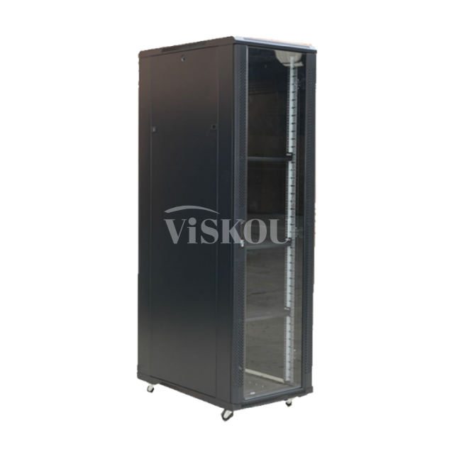42U Floor Standing Server Rack - Glass Front Door | Rack-FS6842