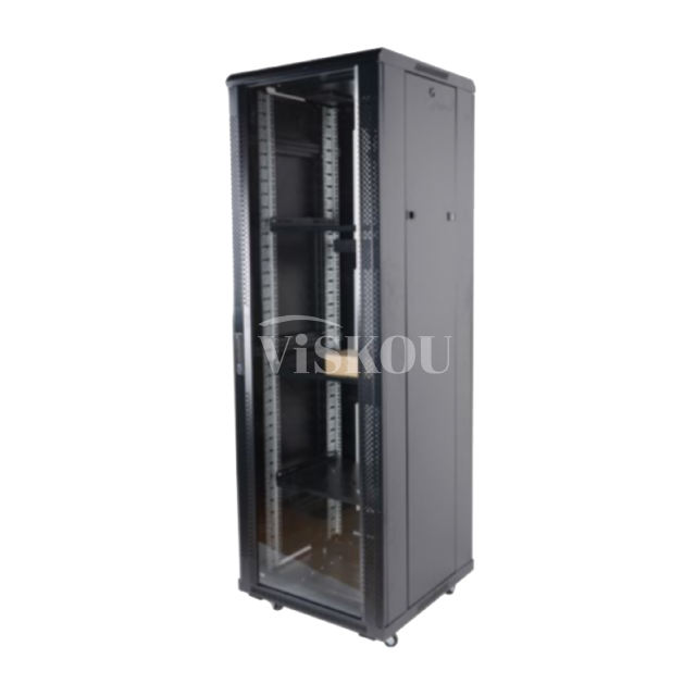 42U Floor Standing Server Rack - Glass Front Door | Rack-FS6842