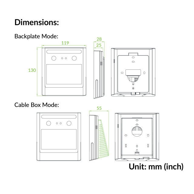 Time & Attendance and Access Control Terminal | EFace10