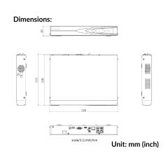 4 channel NVR | DS-7604NI-K1/4P