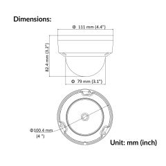 2MP Fixed Dome Network Camera | DS-2CD1123G0E-I(L)