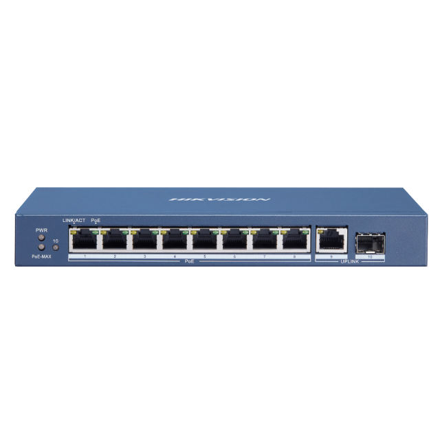 8 Port Gigabit Unmanaged POE Switch | DS-3E0510P-E/M