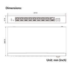 8 Port Gigabit Unmanaged POE Switch | DS-3E0510P-E/M