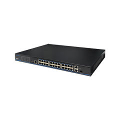24-Port PoE+ 2-Port Gigabit RJ-45 Ethernet Switch | UTP3226TS-PSB