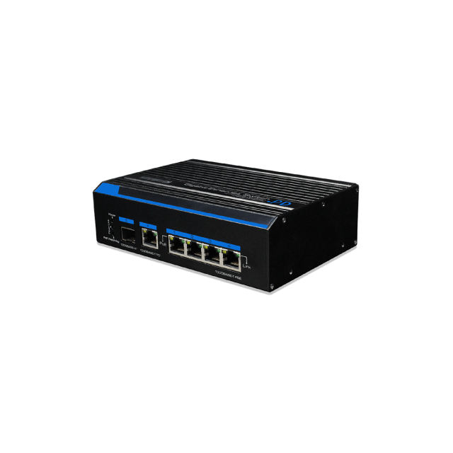 Utepo Industrial 4 Ports Gigabit Ethernet HPOE Switch UTP7204GE