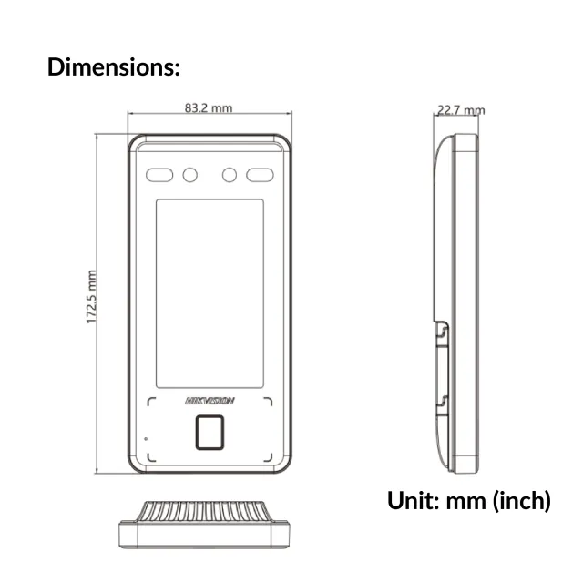 Face Access Terminal | DS-K1T341CMF
