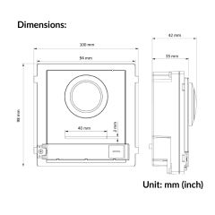 KD8 Series Pro Modular Door Station | DS-KD8003-IME1(B)