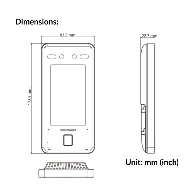 Value Series Face Access Terminal | DS-K1T341CM