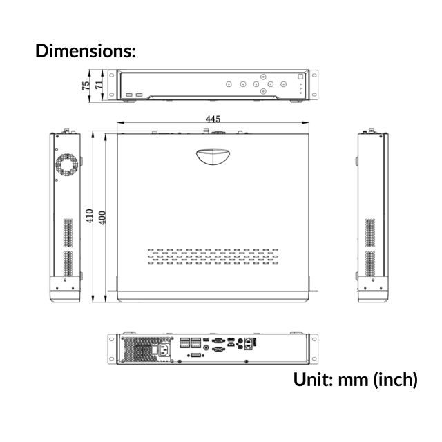 64-ch 1.5U 8K NVR | DS-7764NI-M4