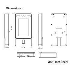 Face Access Terminal | DS-K1T342MFWX