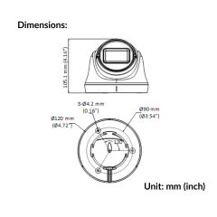 2MP Manual Varifocal Turret Camera | DS-2CE79D0T-VFIT3F(C)