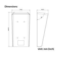 Villa Door Station Rain Shield | DS-KABV6113-RS