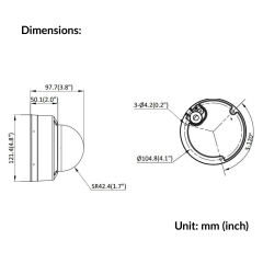 4MP Smart Hybrid Light Fixed Dome Network Camera | DS-2CD1143G2-LIU