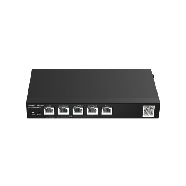 Reyee 5-Port High-Performance Cloud Managed PoE Office Router | RG-EG305GH-P-E