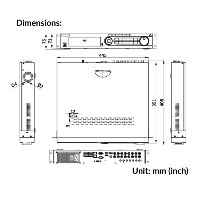 16-ch 5MP 1.5U H.265 AcuSense DVR | iDS-7316HUHI-M4/S