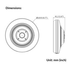 5MP Fixed Fisheye Network Camera | DS-2CD2955G0-ISU