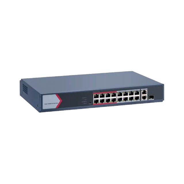 16 Port Fast Ethernet Smart POE Switch | DS-3E1318P-EI/M