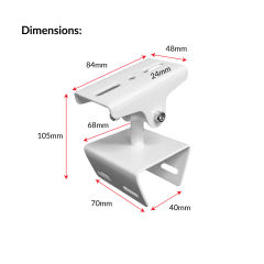 Pole Mount Bracket | VS-Duckbill head pole mount bracket