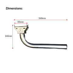 Stainless steel bridge bracket |  VS-Stainless steel bridge bracket (30cm)