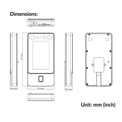 Face Recognition Terminal | DS-K1T342MFX-E1