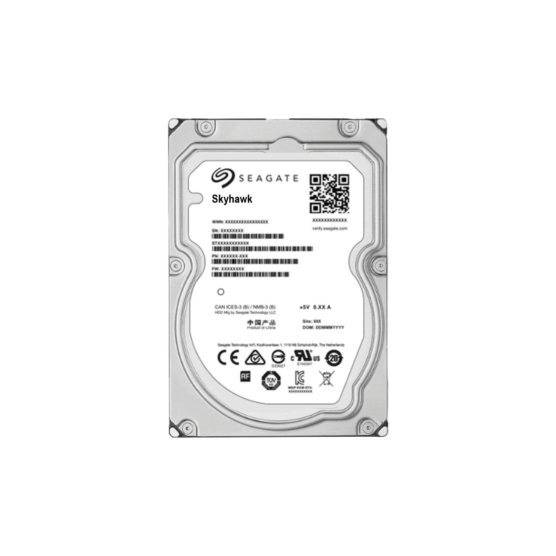 Seagate ST6000VX008 6TB 注意表示あり HDD FOR DVR HDD-ST6000VX008 6TB 24/7 SkyHawk SEAGATE - HDDs - Delta