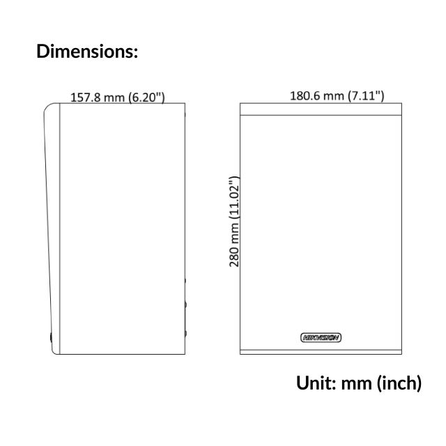 Network Cabinet Speaker 10W | DS-QAZ1110G1-B