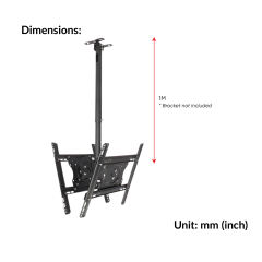 Ceiling Extension Pole (1m)