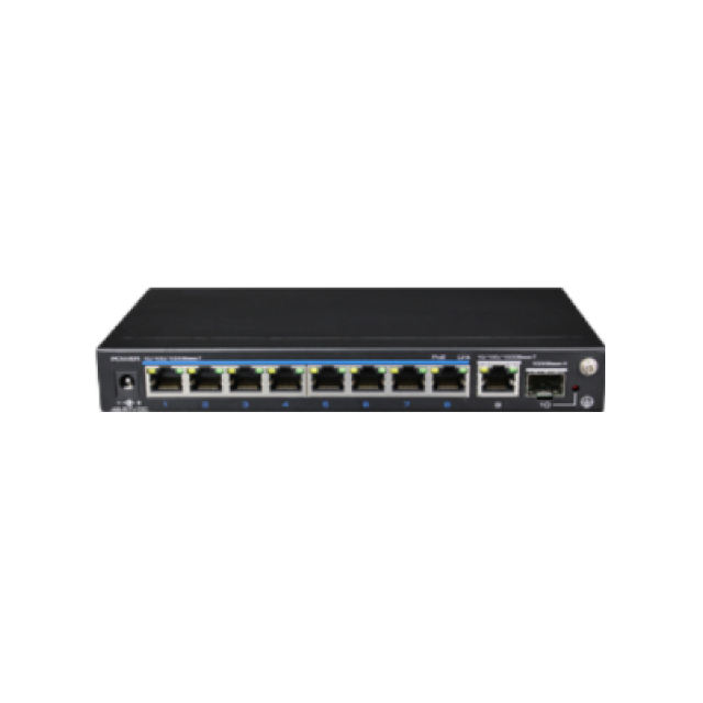 8-Port Gigabit PoE+ 1-Port Gigabit RJ45 1-Port Gigabit SFP unmanaged Ethernet Switch | UTP3-GSW0802-TSP120(V2)