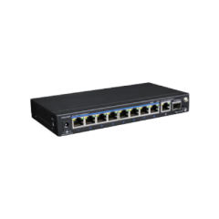 8-Port Gigabit PoE+ 1-Port Gigabit RJ45 1-Port Gigabit SFP unmanaged Ethernet Switch | UTP3-GSW0802-TSP120(V2)