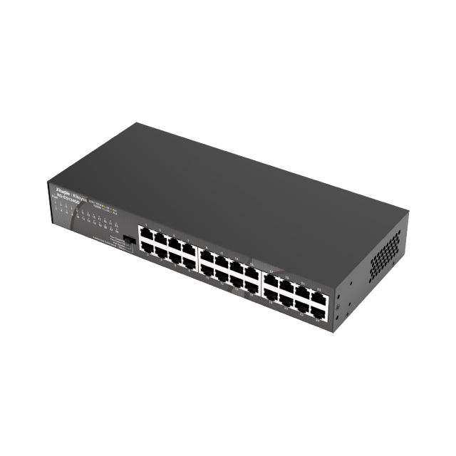 24-port 10/100/1000Mbps Unmanaged Switch | RG-ES124GD