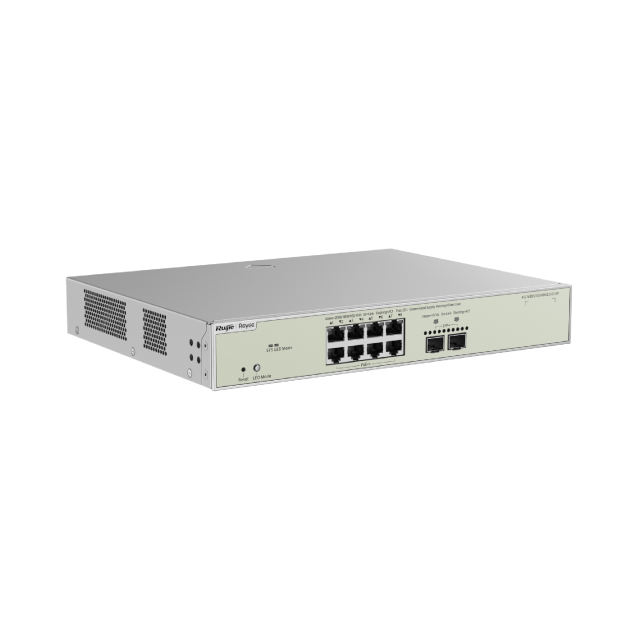 10 Ports Muti-Gigabit Layer 3 Managed Switch with 8 PoE++ Ports | RG-NBS5300-8MG2XS-UP