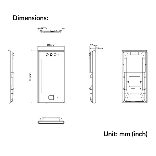 Face Recognition Terminal | DS-K1T670MFWX