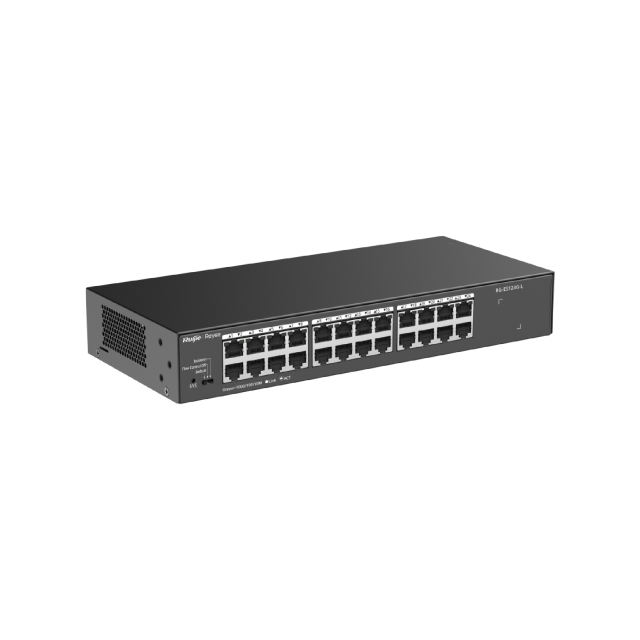 24-Port 10/100/1000 Mbps Unmanaged Non-PoE Switch | RG-ES124G-L