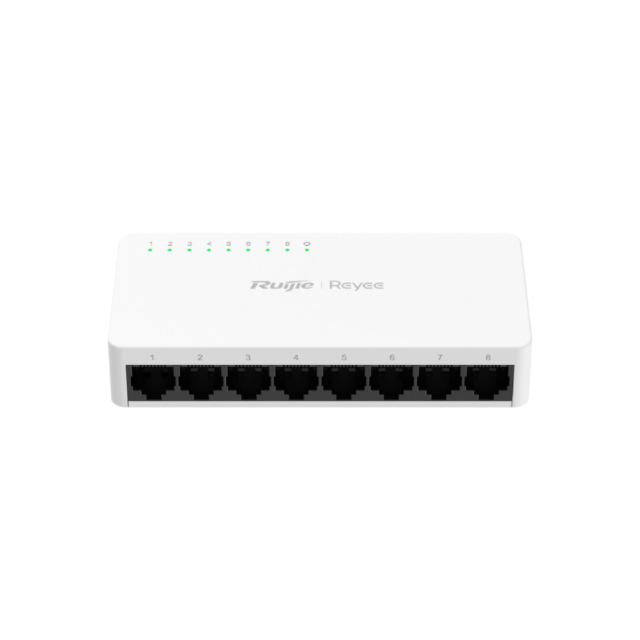 8-Port 10/100/1000 Mbps Unmanaged Non-PoE Switch | RG-ES08G-L