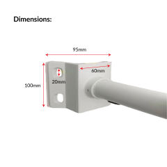 L Shaped Bracket | VS-L-shaped corner wall mount bracket(30cm)