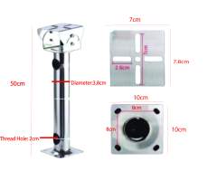 I Shaped Bracket | VS-I-shaped Stainless steel wall mount stand (50cm)