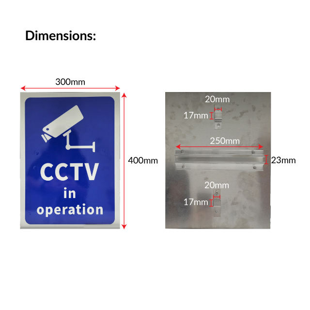 Signage | VS-VSL-Signage(CCTV in operation)
