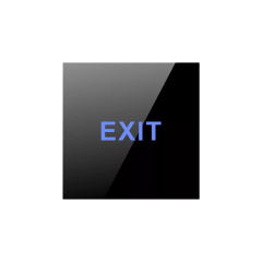 12V Wired Black Colour EXIT Button | VS-No touch Door Release Exit Button Version B