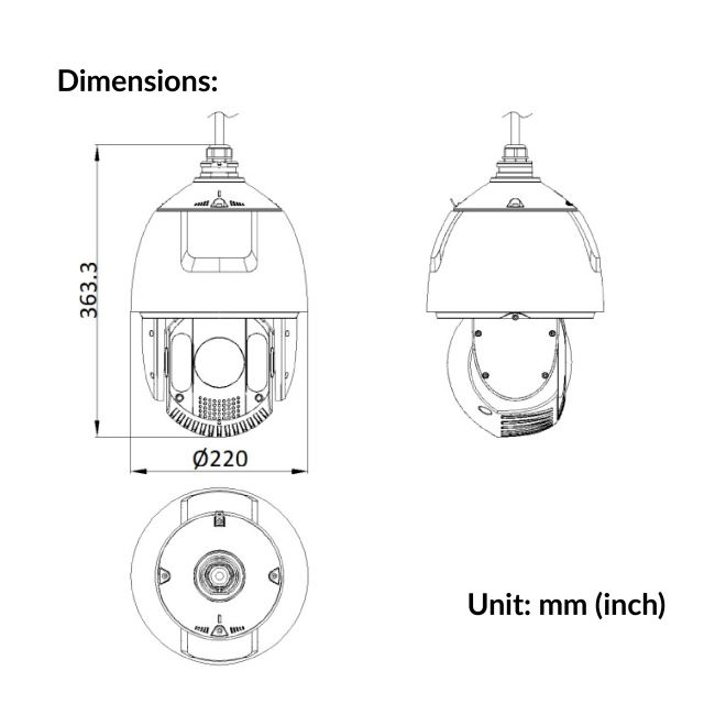 7-inch 2MP 32X Powered by DarkFighter IR Network Speed Dome | DS-2DE7A232IW-AEB (T5)