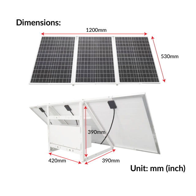 Solar All In One Package | VSL-SP12060-CL(All in One Package 120W60AH)