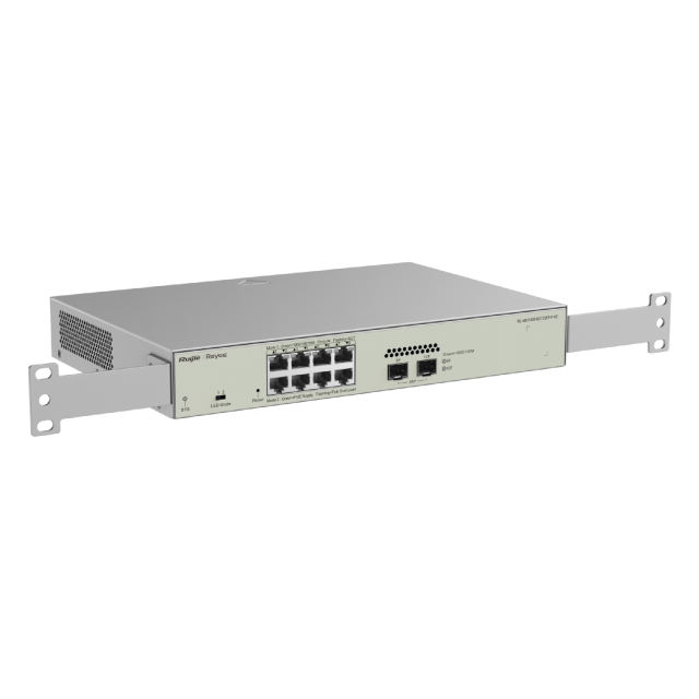 10-Port Gigabit Layer 2 Cloud Managed PoE Switch | RG-NBS3100-8GT2SFP-P-V2