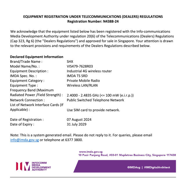 2.4G 300Mbps 4G Industrial LTE Router | VIS479-7628R03