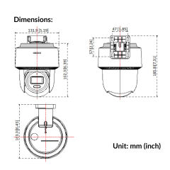 4MP Fixed Outdoor Smart Hybrid-light PT Network Camera | DS-2DE2C400MWG-E