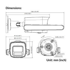 2MP Smart Hybrid Light 4G Fixed Bullet Network Camera | DS-2CD1023G2-LIDUF/4G/SL(2.8mm)