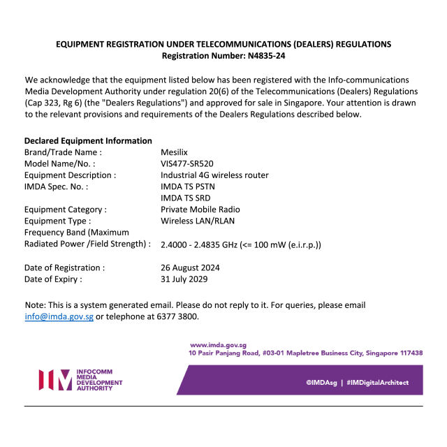 SR520 Dual Ethernet Ports Dual Sim 4G Router (4G router C/W VPN)  | VIS477-SR520